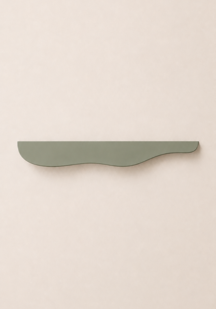 wavy shelf | leafy green